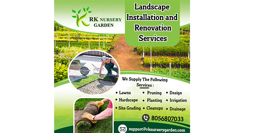 landscape installation and renovation services- rknursery garden